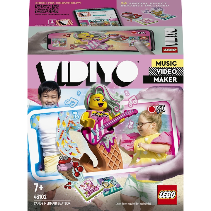 LEGO VIDIYO - Candy Mermaid BeatBox 43102, 71 части