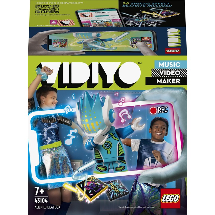 LEGO VIDIYO - Alien DJ BeatBox 43104, 73 piese