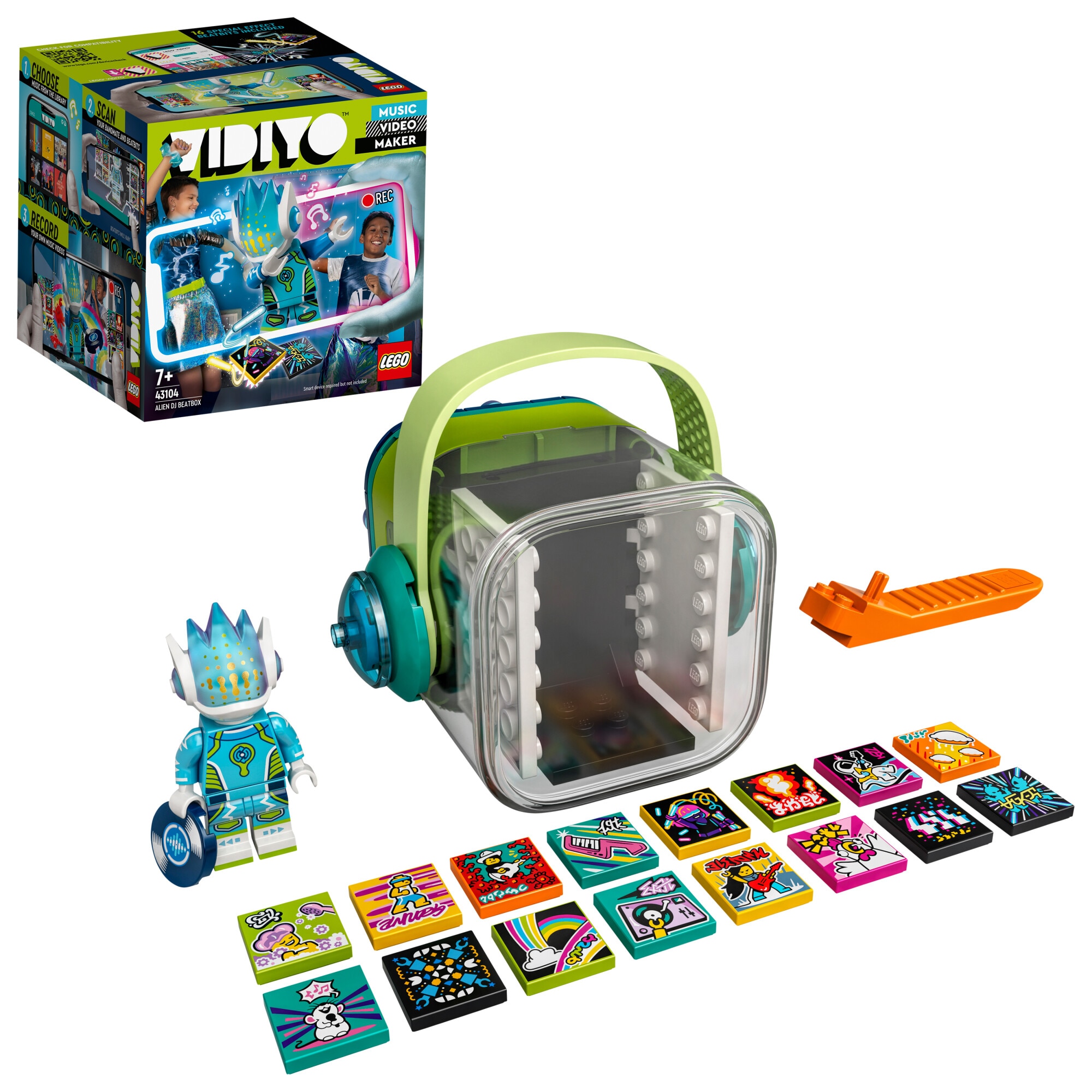 LEGO VIDIYO - Alien DJ BeatBox 43104, 73 piese - eMAG.ro