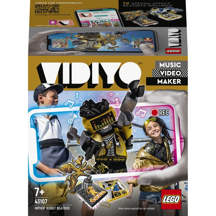 LEGO VIDIYO - Robot BeatBox 43107, 73 piese