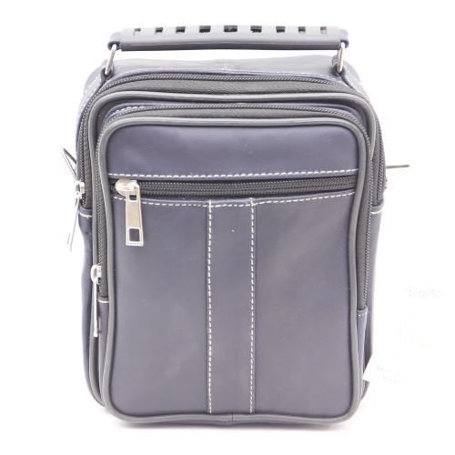 Geanta barbati Caza Pelletteria piele naturala B230 bleumarin