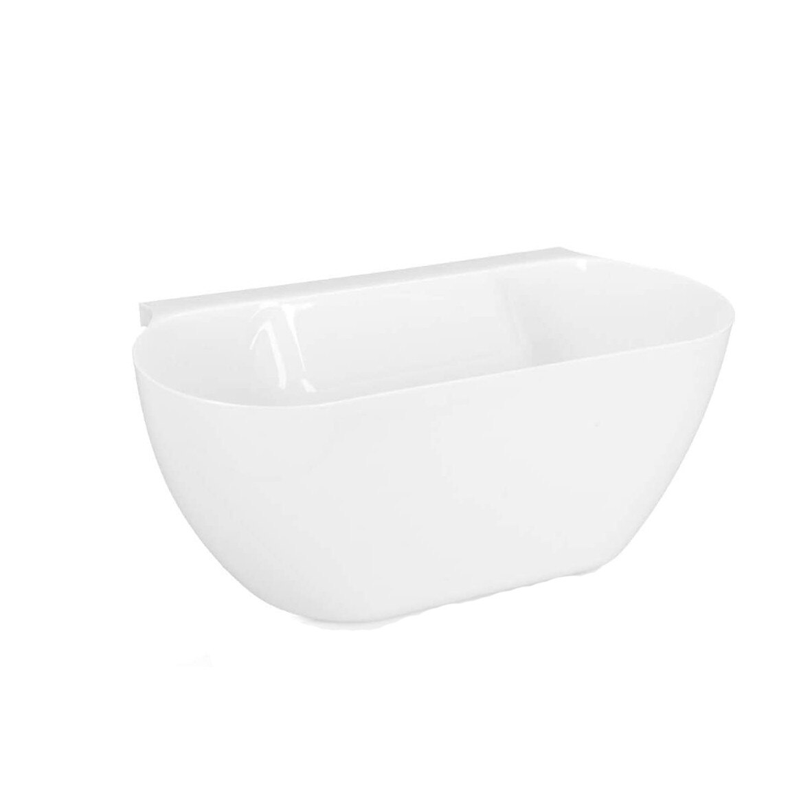 Cos de gunoi suspendat, 4L, alb, 2031