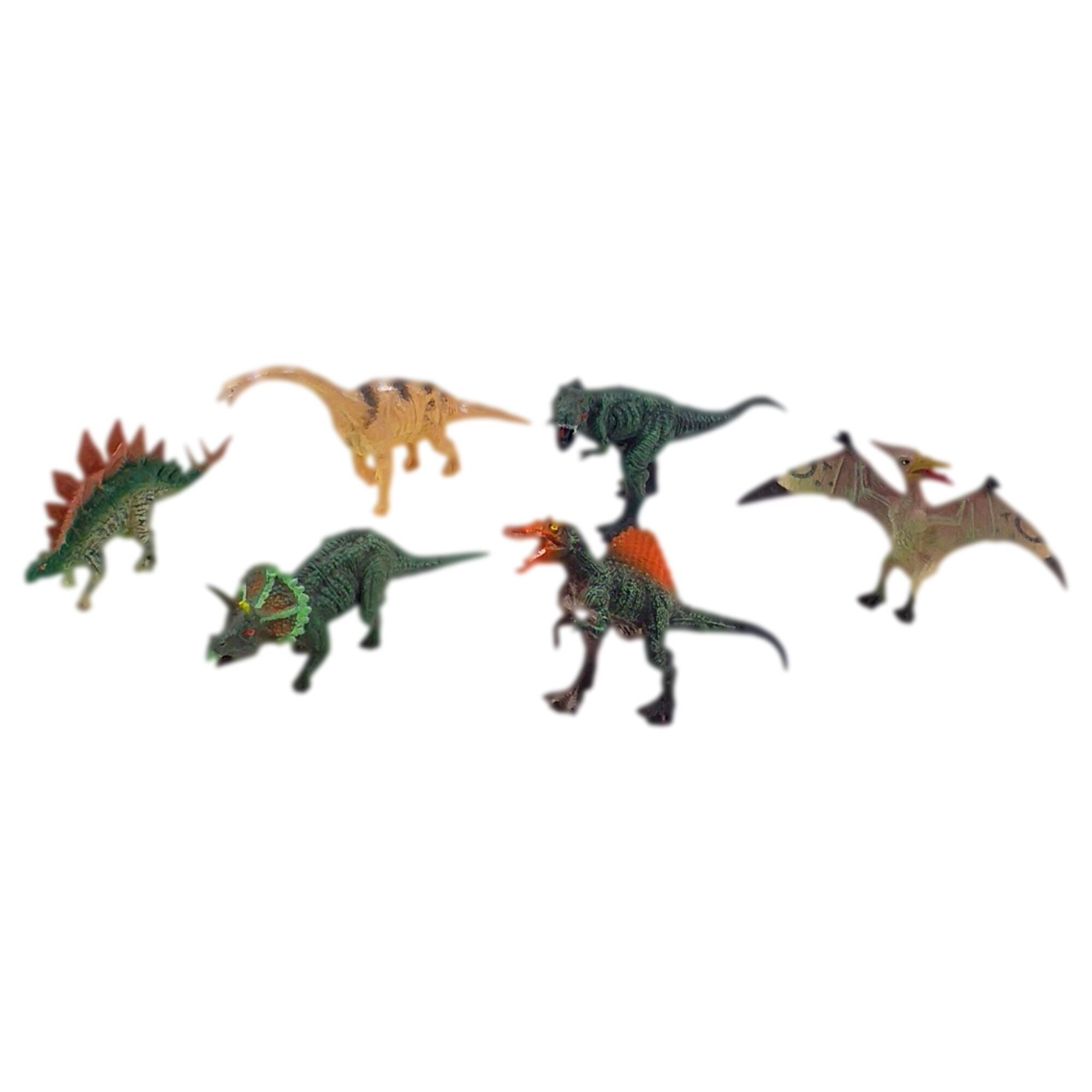Set 6 Figurine Dinozauri, Model Jurassic World, 3+