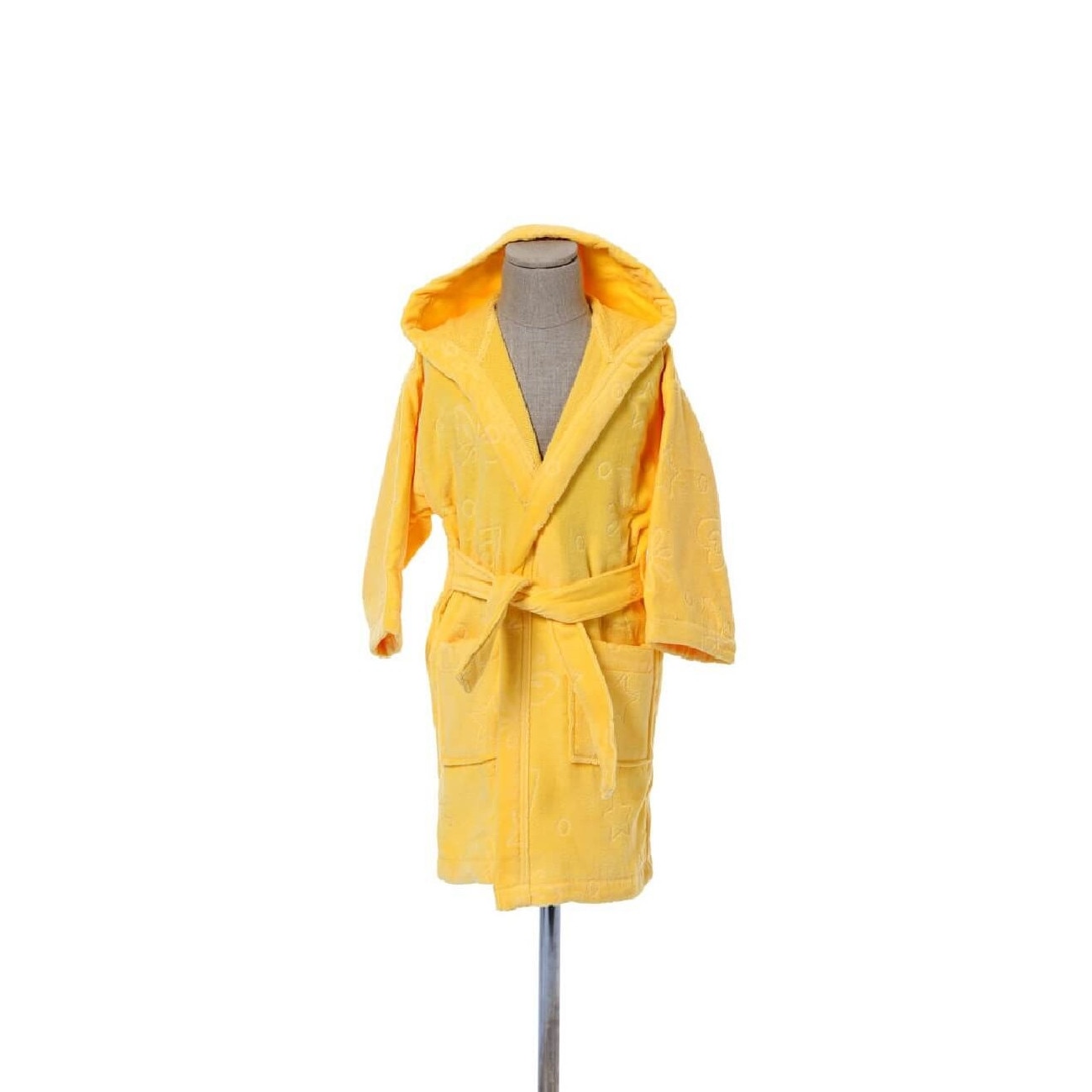 Halat baie copii Galben, 5/6 ani, bumbac ,Butterfly