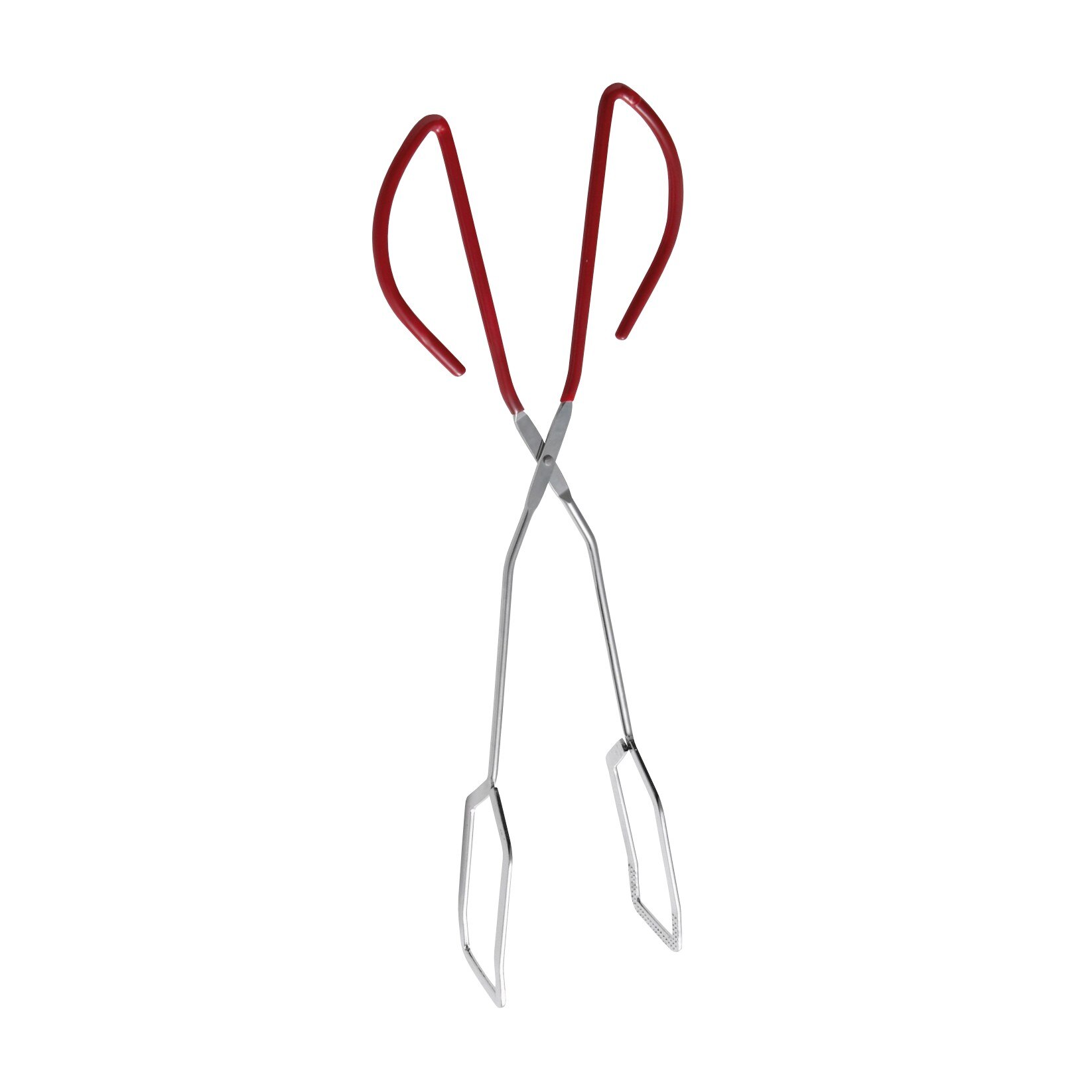 Cleste pentru gratar Landmann , metal, maner rosu, 38 cm