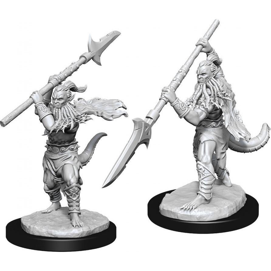 Set 2 figurine nepictate Dungeons & Dragons - Nolzurs Marvelous Miniatures - Bearded Devils, limba engleza