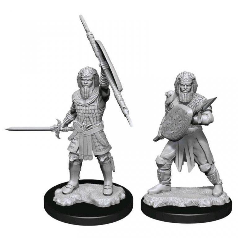 Set 2 miniaturi Dungeons & Dragons - Nolzurs Marvelous Miniatures - Human Fighter Male V2, limba engleza