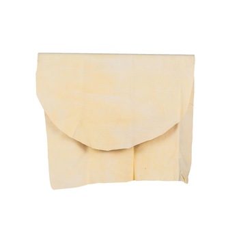 Laveta din piele de caprioara autentica 4Cars, 37x55cm, galben Laveta din piele de caprioara autentica 4Cars, 37x55cm, galben