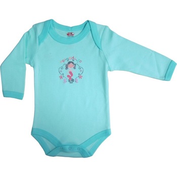 Body bebe, maneca lunga, Turcoaz Body bebe, maneca lunga, Turcoaz