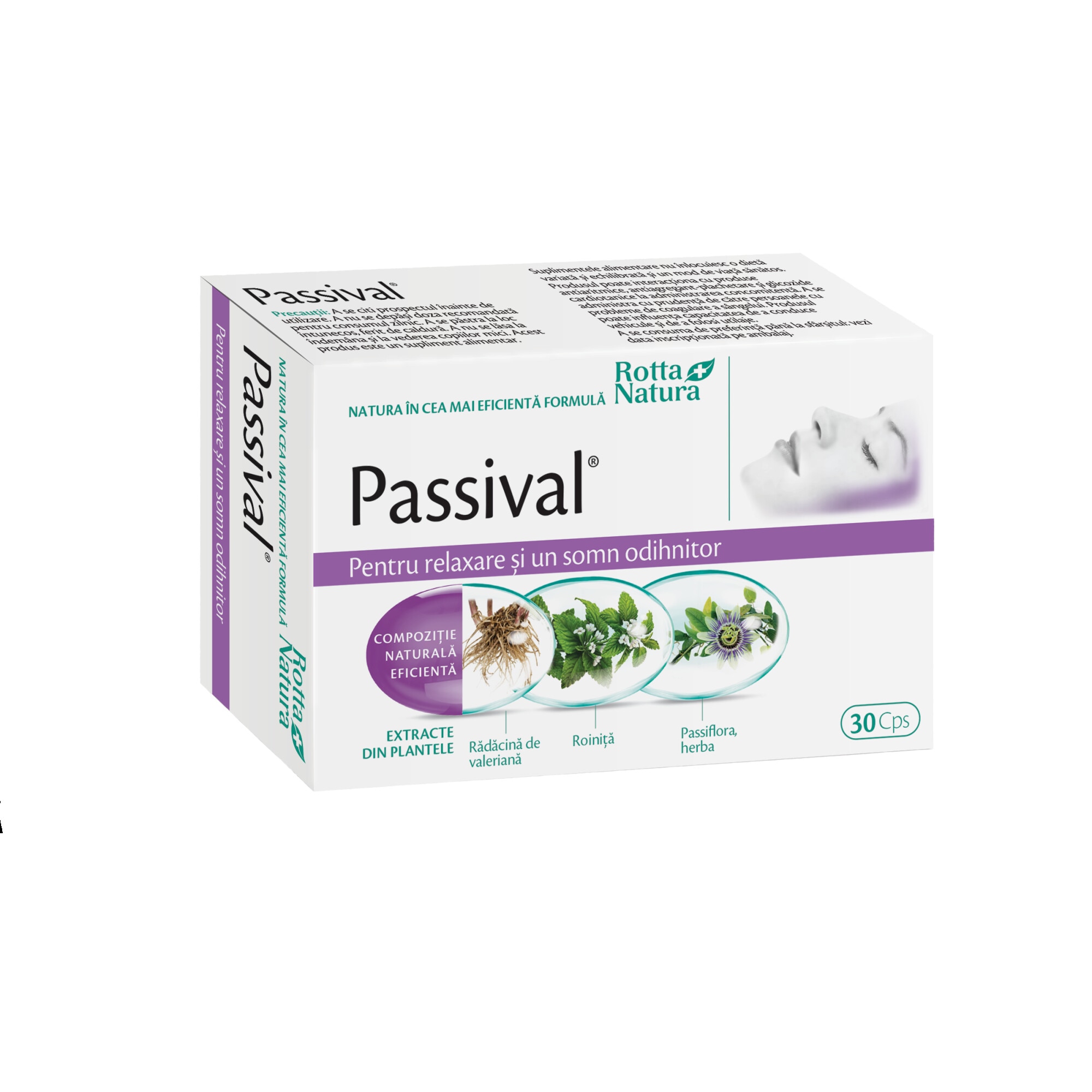 Supliment alimentar Passival, Rotta Natura, 30 capsule