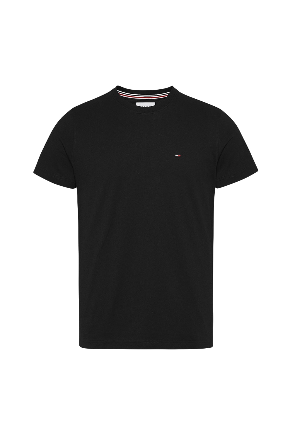 Tommy Jeans, Tricou slim fit de bumbac, Negru, XL