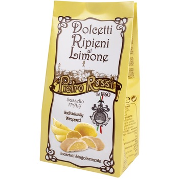 Biscuiti cu crema de lamaie Pietro Rossi, 120g Biscuiti cu crema de lamaie Pietro Rossi, 120g