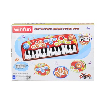 Jucarie interactiva pentru copii, covor muzical cu 24 taste, Winfun, 2508 Jucarie interactiva pentru copii, covor muzical cu 24 taste, Winfun, 2508