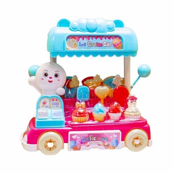 Masina de inghetata de jucarie cu sunete si lumini Masina de inghetata de jucarie cu sunete si lumini