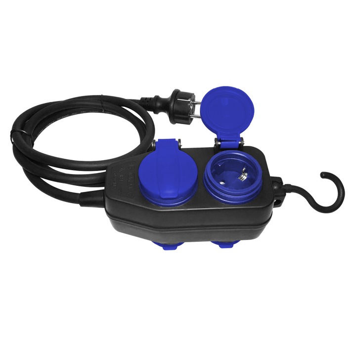 Cablu prelungitor de atelier Orno OR-AE-13160(GS)/5M