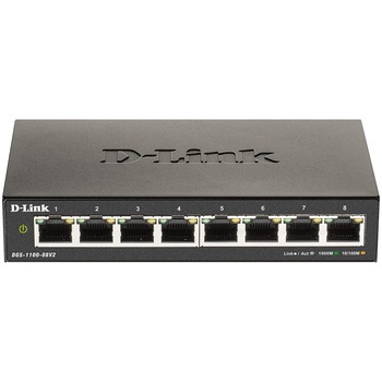 Switch D-Link DGS-1100-08V2, 8 ports Gigabit Switch D-Link DGS-1100-08V2, 8 ports Gigabit