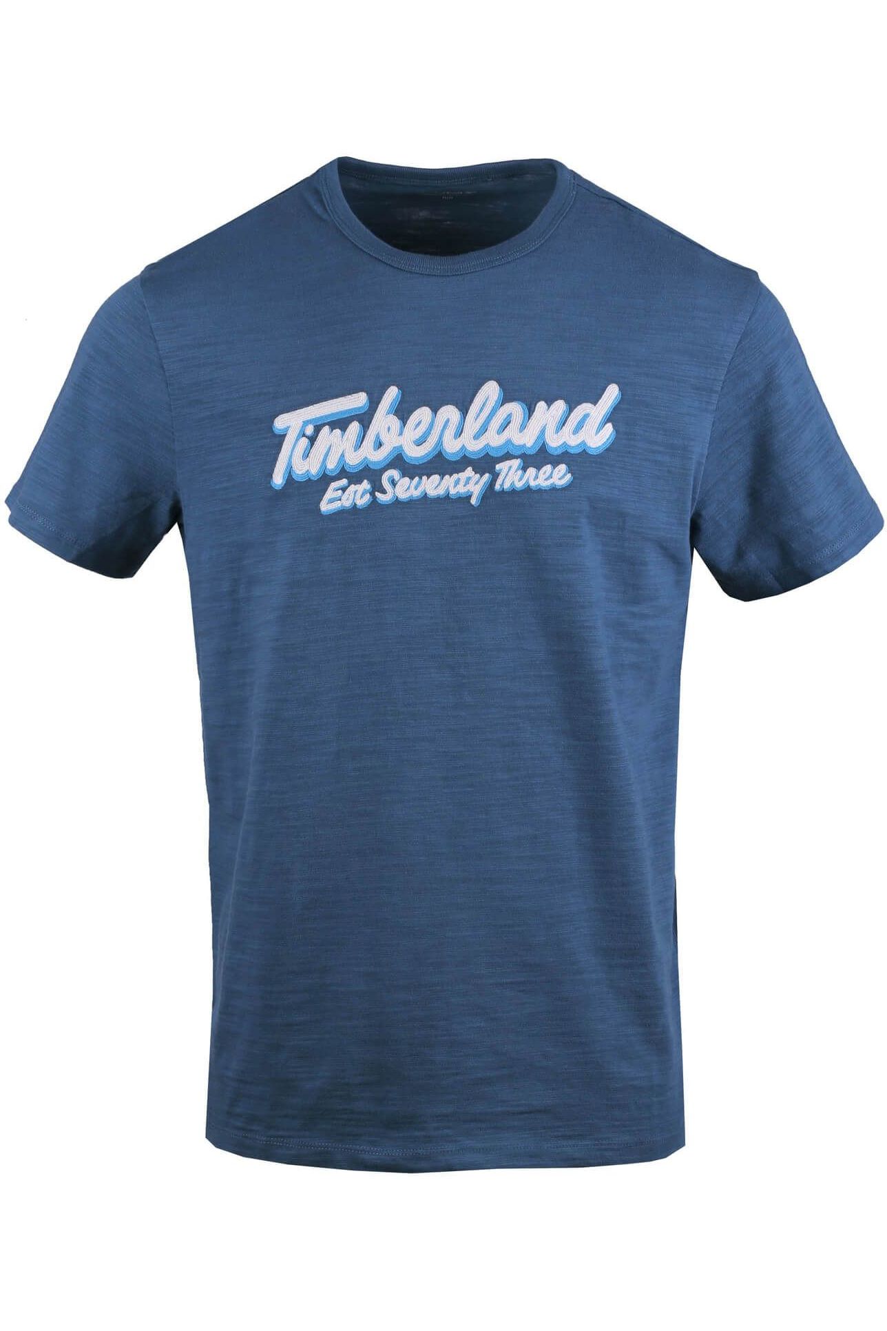 Tricou pentru barbati, Timberland SS application graph tee, Albastru