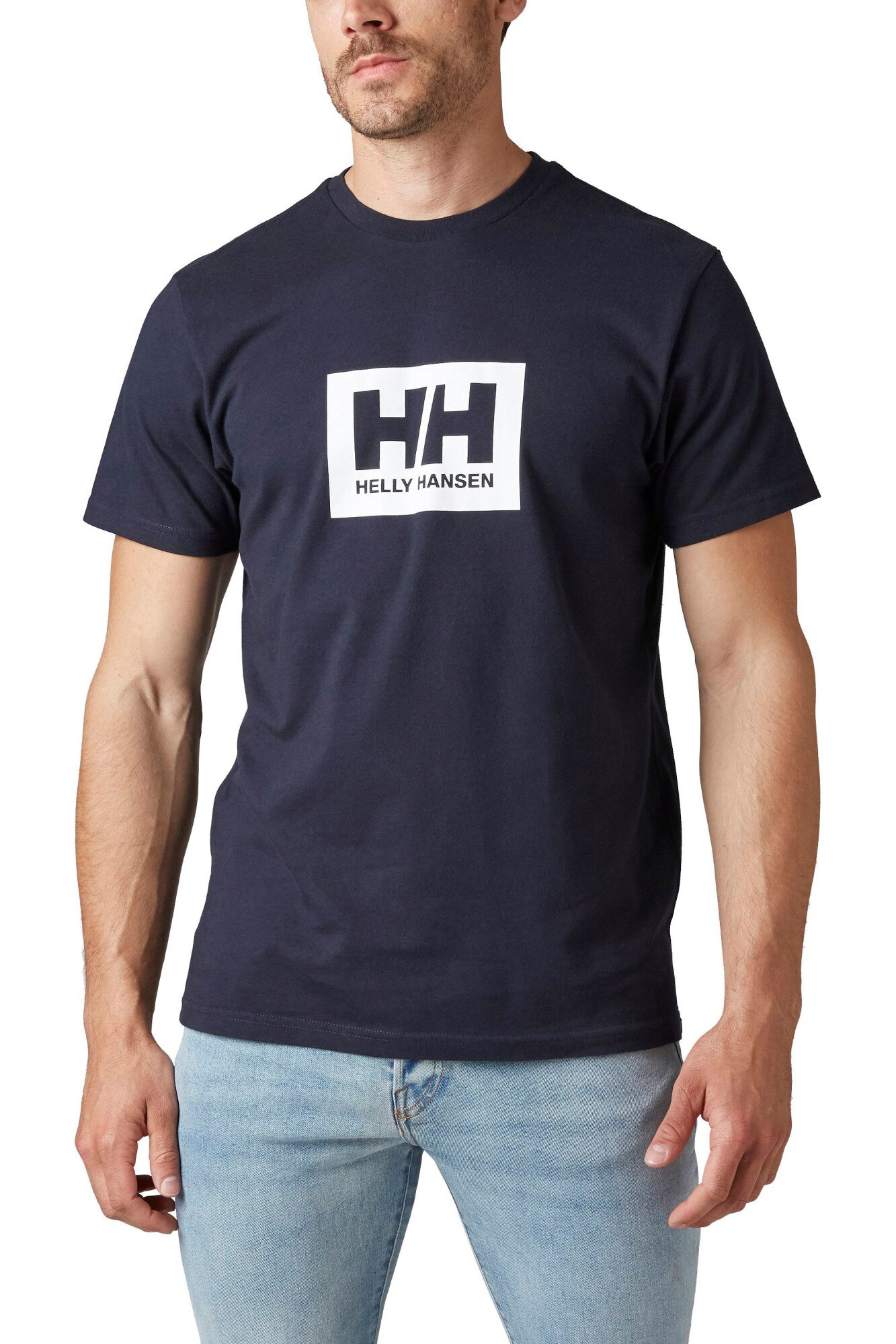 Tricou pentru barbati, Helly Hansen Hh Box T, Bluemarin