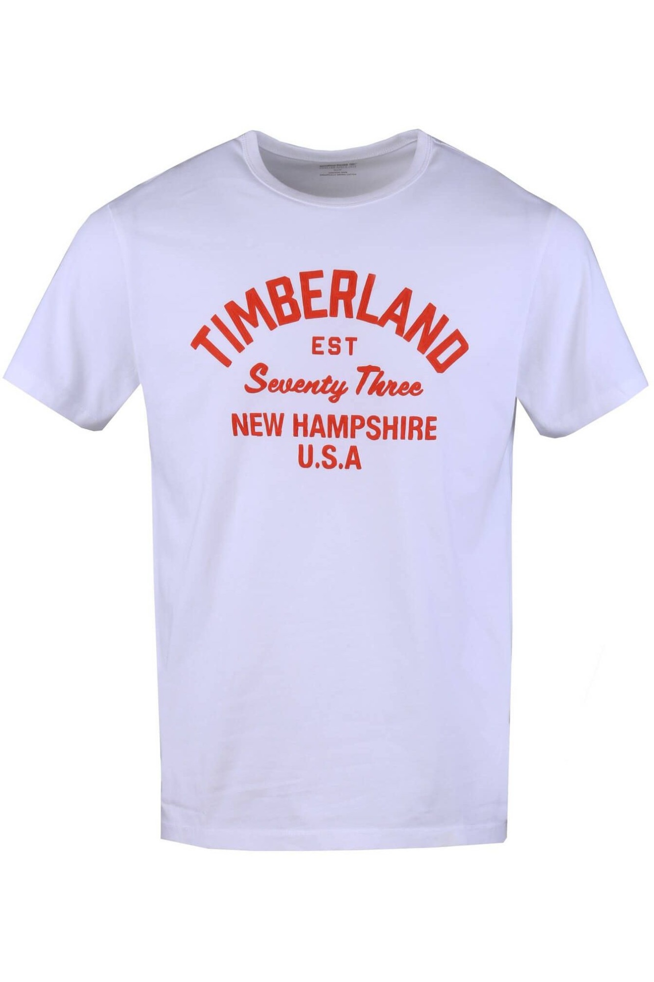Tricou pentru barbati, Timberland SS paint inspired tee, Alb