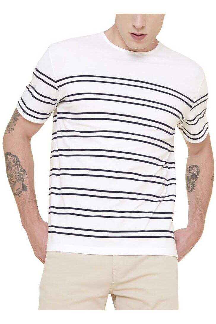 Tricou pentru barbati, Aigle Ewart, Alb