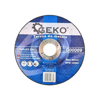 Disc slefuire 125x6x22.23mm, GEKO G00009 Disc slefuire 125x6x22.23mm, GEKO G00009