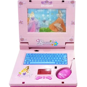 Jucarie laptop muzical pentru copii, interactiv,roz deschis Jucarie laptop muzical pentru copii, interactiv,roz deschis