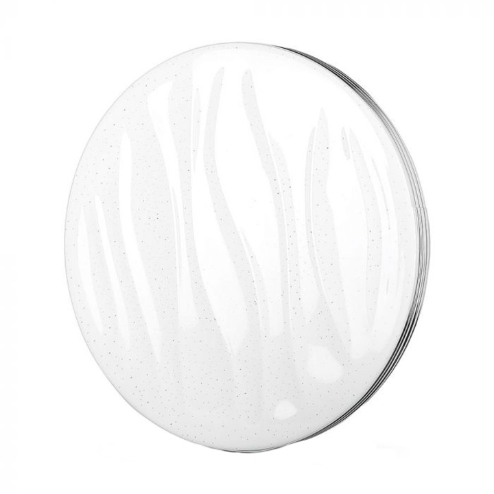 Integrált LED mennyezeti lámpa V-TAC 14601 Wave, távirányítóval, szabályozható, 40W, 2800 lm, állítható fényhőmérséklet, IP20, 39,5 cm
