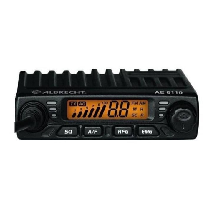 Albrecht AE 6110 VOX mini AM/FM CB rádió
