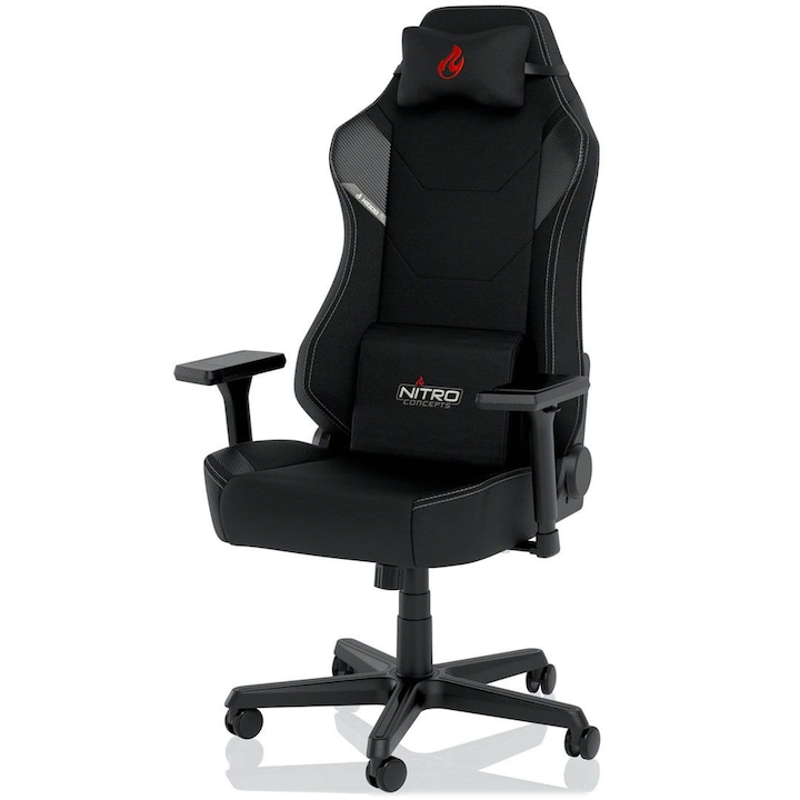 Scaun gaming Nitro Concepts X1000 - Stealth Black, Negru