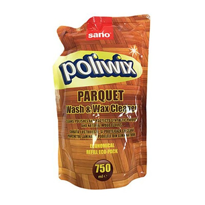 Sano Poliwix Почистващ препарат за подове с пълнител 750 мл