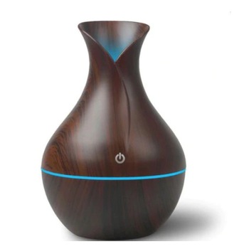 Difuzor Aromaterapie cu LED, ultrasunete si Umidificator, 130/300 ml, LikeStore, maro inchis Difuzor Aromaterapie cu LED, ultrasunete si Umidificator, 130/300 ml, LikeStore, maro inchis