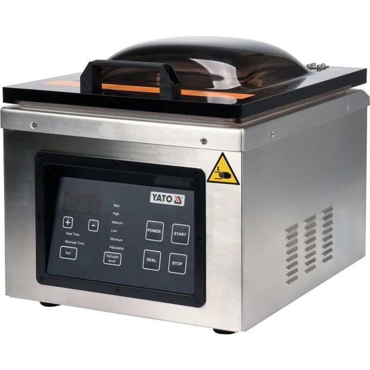 Професионален уред за вакуумиране на храна с камера Yato, 630 W, 300 мм