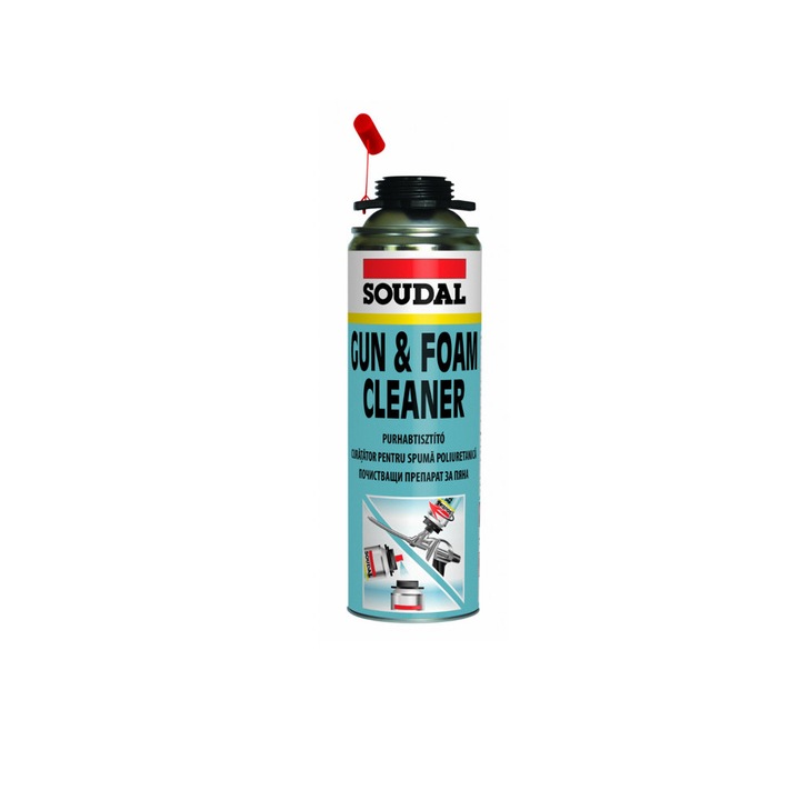 Spray pentru curatare spumei lichide, Soudal, 500 ml