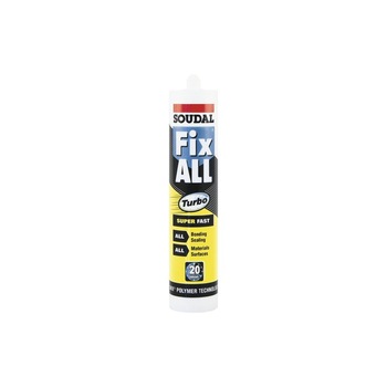 Adeziv universal, Soudal Fix All Turbo 290 ml, alb Adeziv universal, Soudal Fix All Turbo 290 ml, alb