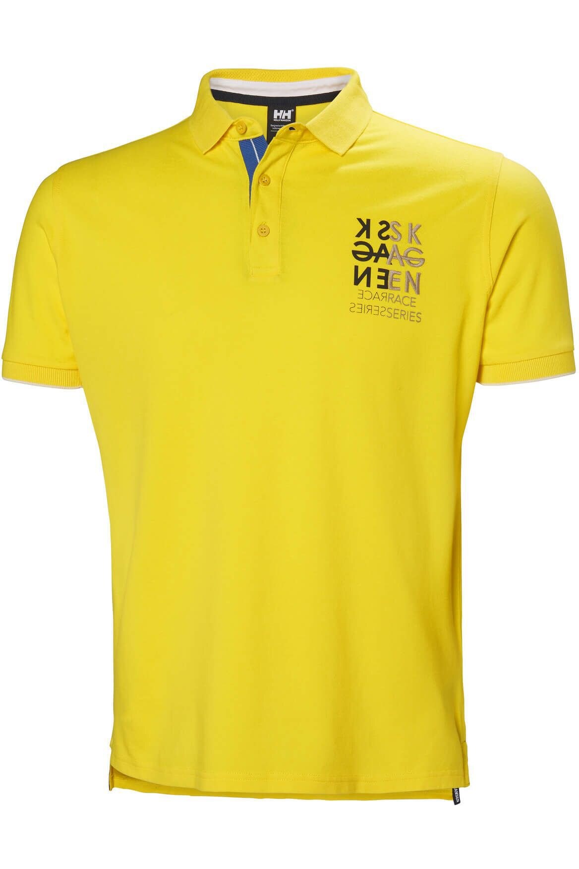 Tricou cu guler pentru barbati, Helly Hansen Marstrand Polo, Galben