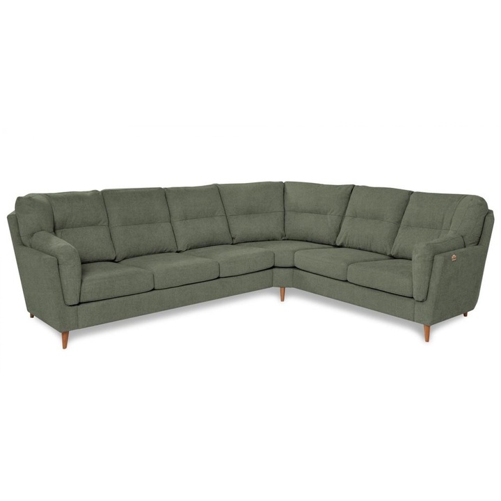 Canapea Coltar, Royal Home, Hugge,5 locuri, Gri inchis,319x260 cm