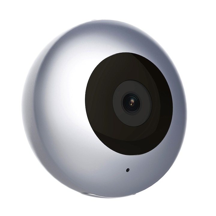 Mini kém kamera mikrofon, WIFI, Night-Vision, mágneses állvány, fehér szín, C2 modell