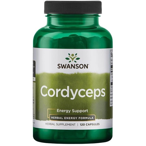 Supliment alimentar, Swanson Cordyceps (1200 mg) - 120 capsule (60 doze)