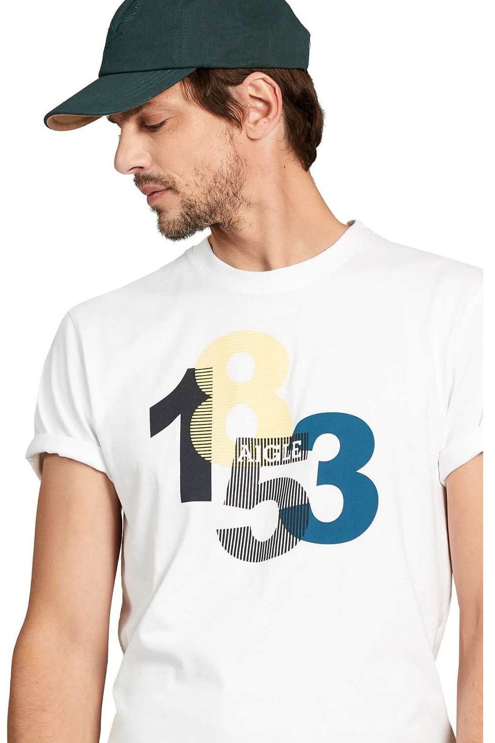 Tricou pentru barbati, Aigle Brinnos, Alb