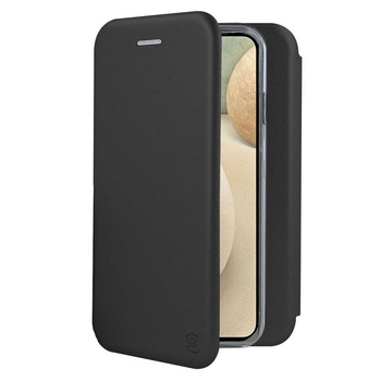 Husa pentru Samsung A12 - tip carte, inchidere magnetica, Gekko Elegance - NEAGRA Husa pentru Samsung A12 - tip carte, inchidere magnetica, Gekko Elegance - NEAGRA