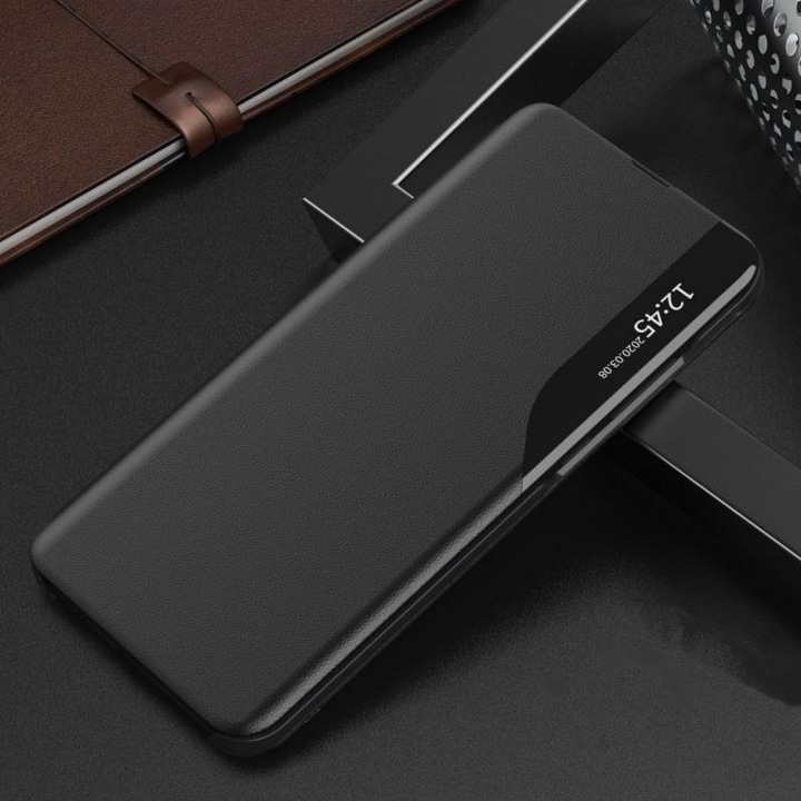 TECH-PROTECT Smart View tok, kompatibilis a Xiaomi Poco M3 Pro 5G / Redmi Note 10 5G Black készülékkel