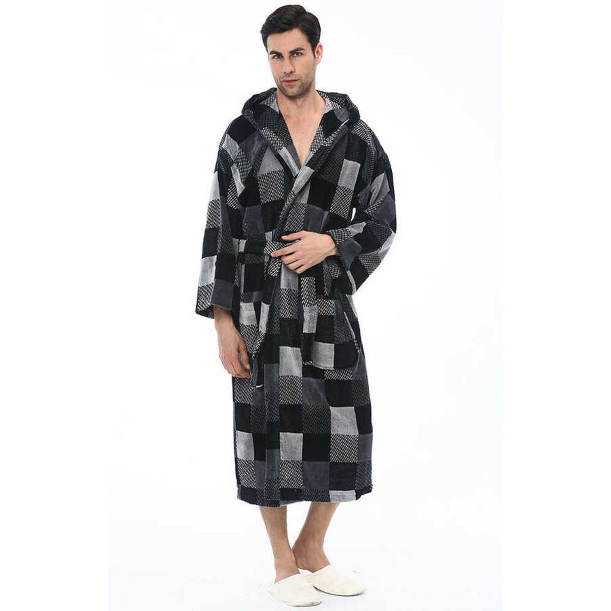 Halat de baie Hawai Gri, XL