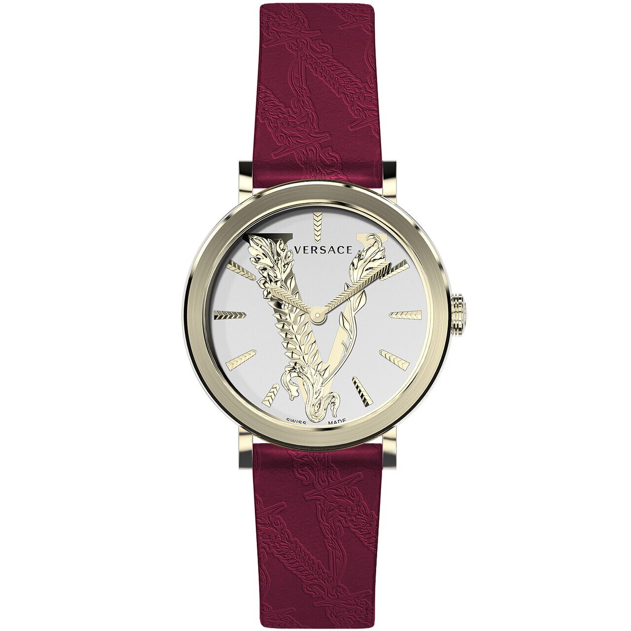 Ceas de dama Versace VERI00320, Quartz, 36mm, 5ATM, Auriu