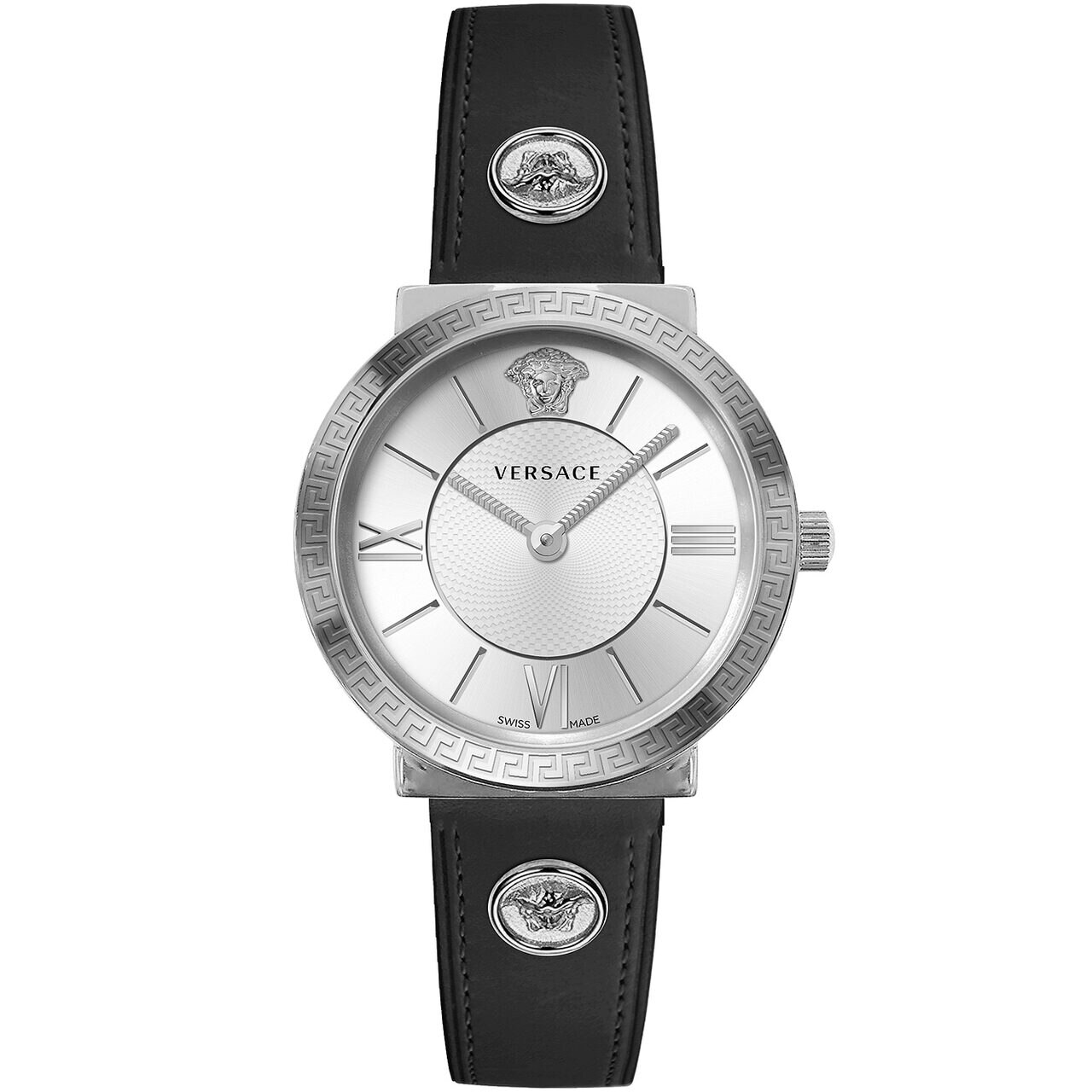 Ceas de dama Versace VEVE00119, Quartz, 36mm, 5ATM, Argintiu