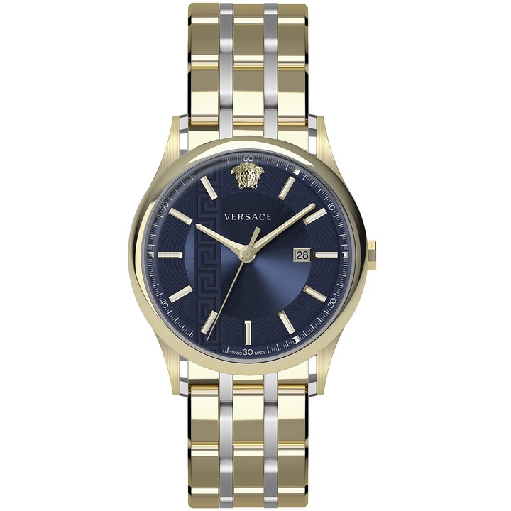 Мъжки часовник Versace VE4A00720, Кварцов, 44мм, 5ATM