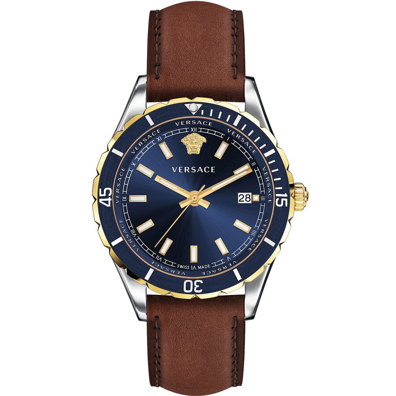 Ceas barbatesc Versace VE3A00420, Quartz, 42mm, 5ATM, Argintiu