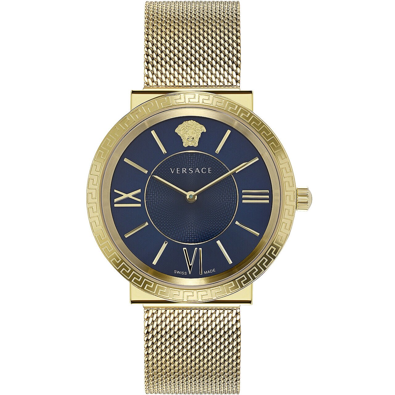 Ceas de dama Versace VEVE01120, Quartz, 36mm, 5ATM, Auriu