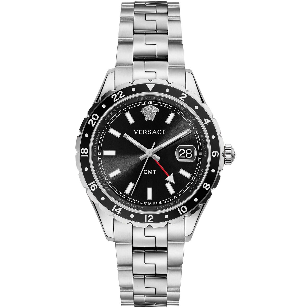 Ceas barbatesc Versace V11100017, Quartz, 42mm, 5ATM, Argintiu