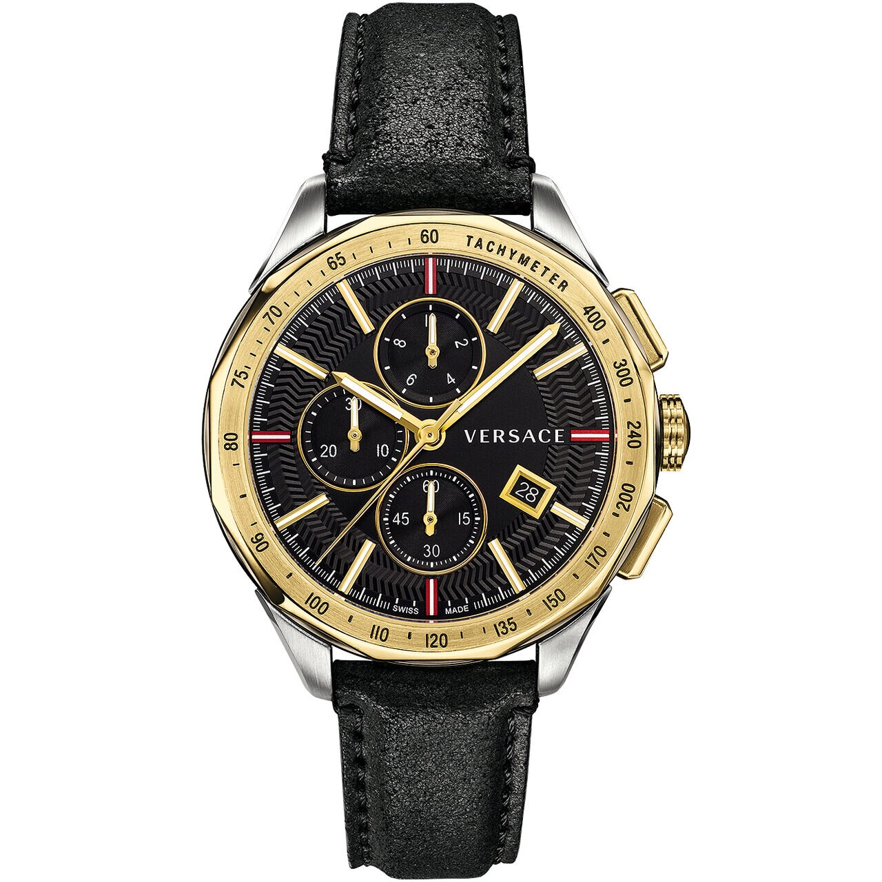 Ceas barbatesc Versace VEBJ00218, Quartz, 44mm, 5ATM, Argintiu