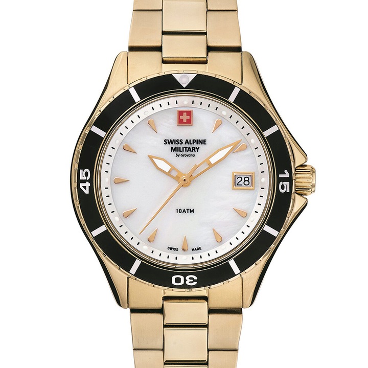Swiss Alpine Military 77.401.113, Kvarc, 36mm, 10ATM Női karóra